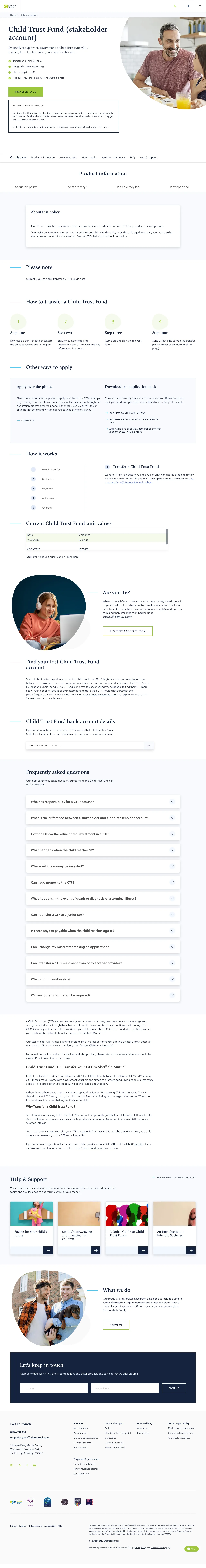 Screenshot of sheffieldmutual.com
